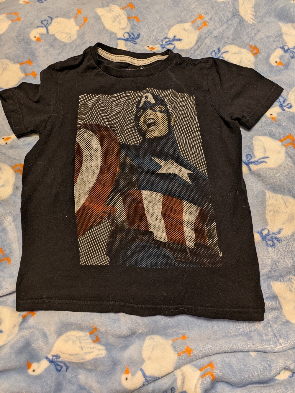 Old Navy Black Graphic Logo Tee